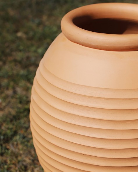 Pottery Mediterranean Jar Striee