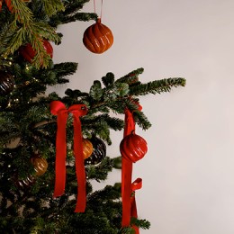 Les Boules de Noël en Argile Recyclée